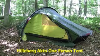 Hilleberg Akto  One Person Tent [upl. by Louls]