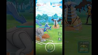 ✨Shiny Giratina VS Kyurem PVP Dragon Battle pokemongo [upl. by Ycnalc17]