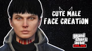 GTA V ONLINE  ❣️ CUTE MALE CHARACTER CREATION  VISUALS PS45XboxPC [upl. by Hennahane531]