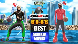 Season 4  BEST DRIBBLE Moves for SMALL amp TALL GUARDS🤯 in NBA 2K24  Move like a COMP PG [upl. by Demetri]