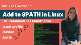 Add to PATH in Linux  Fix quotcommand not found errorquot  Linux Basics [upl. by Susanne]