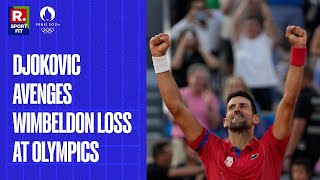 Paris Olympics 2024 Novak Djokovic Beats Carlos Alcaraz to Win Tennis Olympic Gold Medal [upl. by Korman]