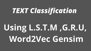 Text Classification using Deep learning [upl. by Jezabelle]