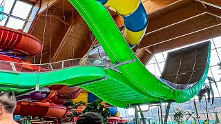 INSANE Monster Half Pipe Turbulence Water Slide at GALAXY Schwarzwald [upl. by Guyon]