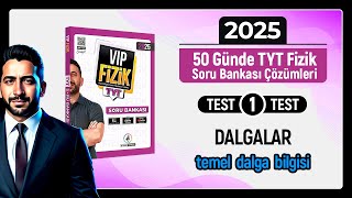 TYT Fizik Soru Bankası Çözümleri Test 1  Dalgalar  OPTİK [upl. by June129]