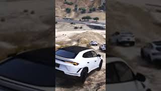 Robbing 2024 Lamborghini Urus Performante from MAFIA CONVOY in GTA 5  Offroading Gameplay [upl. by Orwin]