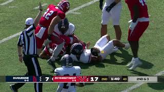 Highlights from the football game between YSU vs Duquesne  September 14 2024 [upl. by Enelyt]