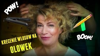 💁 KRĘCENIE WŁOSÓW NA OŁÓWEK 💁 CZY TO NAPRAWDĘ DZIAŁA [upl. by Nnairrek]