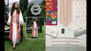 2022214Sapphire Luxury Embroidered Khaddar Winter Collection Off White [upl. by Koball513]