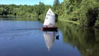 Optimist Dinghy 1 from Wooden Optimist [upl. by Calli869]