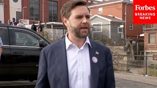 BREAKING NEWS JD Vance Speaks To Reporters After Casting His Vote In Cincinnati Ohio [upl. by Rosalinde28]