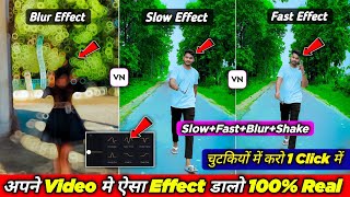 slow motion video kaise banaye vn app se  slow and fast motion video editing  vn video editor [upl. by Anabella]