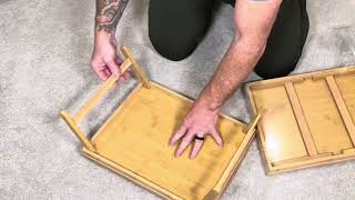 Unboxing the tray table set [upl. by Kingsly]