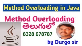 Method overloading in Java teluguMaha Computers [upl. by Remos]