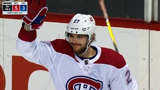 Alex Galchenyuk records hat trick in 400th NHL game [upl. by Nilek]