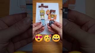 SMILESLOW Jak zrobić figurkę z Minecraft skin Cały poradnik na kanale smileslow minecraft diy [upl. by Werdna]