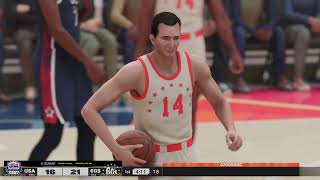 【2K25 NBA】FIBA USA vs 1960s All Star [upl. by Pegma470]