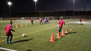 Calentamiento PreEntrenamiento Fútbol 7  Ejercicio 3 [upl. by Navinod]