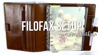 A5 Filofax Malden Setup for University  MaryPlethora [upl. by Naltiac]