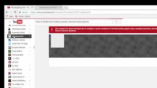 How to Delete inactive channel subscriptions from your youtube channel [upl. by Tutt567]