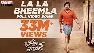 La La Bheemla Full Video SongBheemlaNayak  Pawan Kalyan Rana Trivikram  SaagarKChandraThamanS [upl. by Silva]