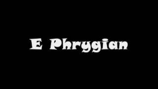 E Phrygian  Groovy Backing Track [upl. by Hannazus]