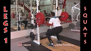 SQUATS Workout Best Way to Exercise Super 7 System  LEGS 1 [upl. by Brill]