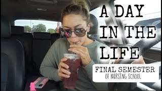 DAY IN THE LIFE OF A NURSING STUDENT Final Semester [upl. by Ellehsem]