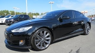 20122013 Tesla Model S 85kWh Performance Start Up Drive and In Depth Review [upl. by Rozelle]