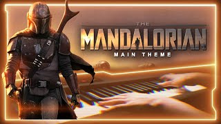 The Mandalorian Main Theme Piano CoverSHEETSampMIDI [upl. by Lancaster]