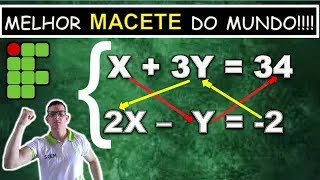 MACETE SISTEMA DE EQUAÇÃO DO 1º GRAU IFRN IFRJ IFCE IFPE IFAL IFTO IFMG [upl. by Dusa]