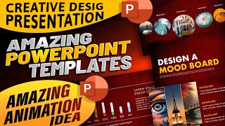 Mood Board Presentation🔥PowerPoint Template🔥Amazing Presentation powerpoint pptexpo ppttemplate [upl. by Monro]