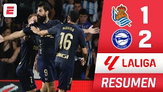 ALAVÉS consiguió importante VICTORIA por 21 vs REAL SOCIEDAD tras dar vuelta al partido  La Liga [upl. by Imoyn]