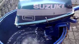 suzuki 8 hp outboard motor 2 stroke dwusuw [upl. by Zetrac]