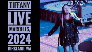 TIFFANY  “I Think We’re Alone Now”  LIVE  March 15 2024  Kirkland WA [upl. by Fulviah]