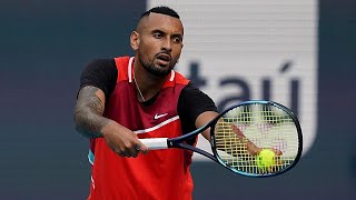 Nick Kyrgios The Art of The 4 Aces In a Row [upl. by Esor]