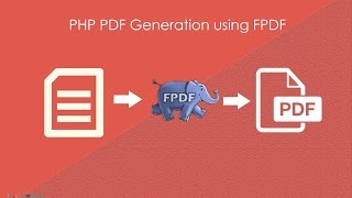 PHP PDF Generation using FPDF  Learn Infinity [upl. by Marya19]