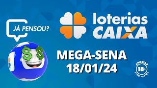 Resultado da MegaSena  Concurso nº 2677  18012024 [upl. by Oznecniv715]