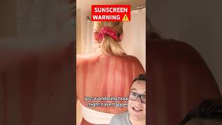 SUNSCREEN WARNING  How To Apply Sunscreen 2024 shorts [upl. by Helaina447]