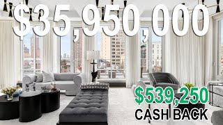 NYC PENTHOUSE APARTMENT TOUR  TRIBECA  35950000 [upl. by Nitsugua]