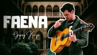 Faena  Gipsy Kings Flamenco Gipsy Guitar Cover by BardMatt [upl. by Noma]