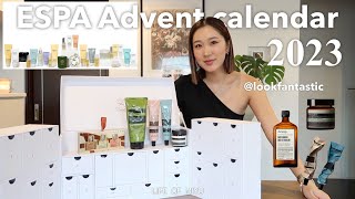 夢のESPA アドベントカレンダー開封♡（使い方も全部紹介）おまけでlookfantasticで買ったAesop商品も紹介！！ [upl. by Ashford]