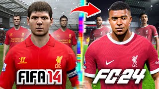 I Rebuild Liverpool From FIFA 14 to FC 24 [upl. by Kinch]