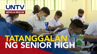 Senior high school program na iniaalok sa state universities at colleges ititigil na – CHED [upl. by Nawek417]