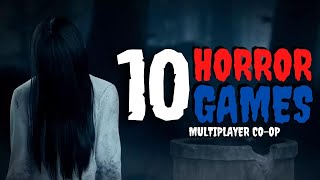 10 BEST HORROR GAMES WITH MULTIPLAYER COOP [upl. by Midan]