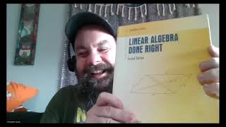 A brief look at Linear Algebra Done right 4E by Sheldon Axler [upl. by Jocelyn]