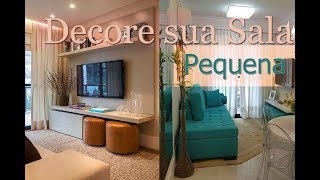 Como Decorar Sala Pequena  Por Maryane Nunes [upl. by Engamrahc]