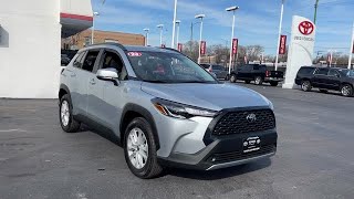 2023 Toyota CorollaCross North Chicago Oak Lawn Calumet city Orland Park Matteson IL P14472 [upl. by Denoting]