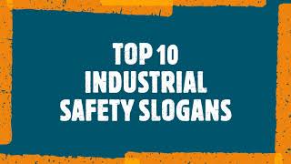 Top safety slogans for workplace [upl. by Shevlo]