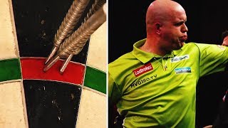 The greatest 9 darters in World Darts Championships history [upl. by Milburt]